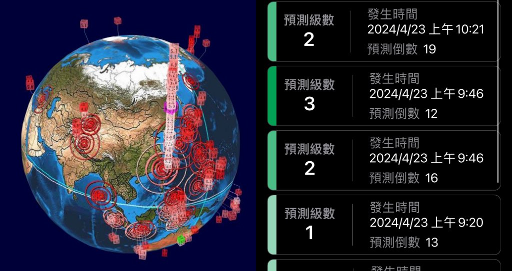 「地震即時速報神器」iOS、Android 都有立刻下載！