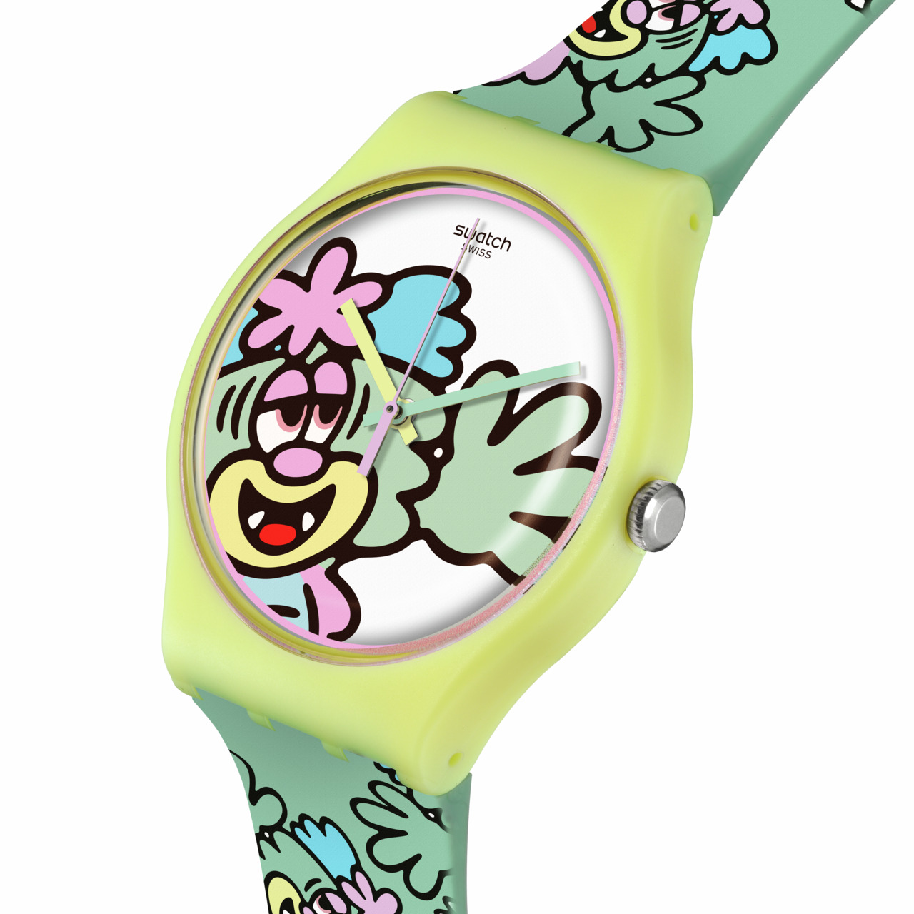 台灣販售預告｜滿版 Girls Don't Cry 太香！ Swatch x VERDY 聯名系列腕錶正式登場！