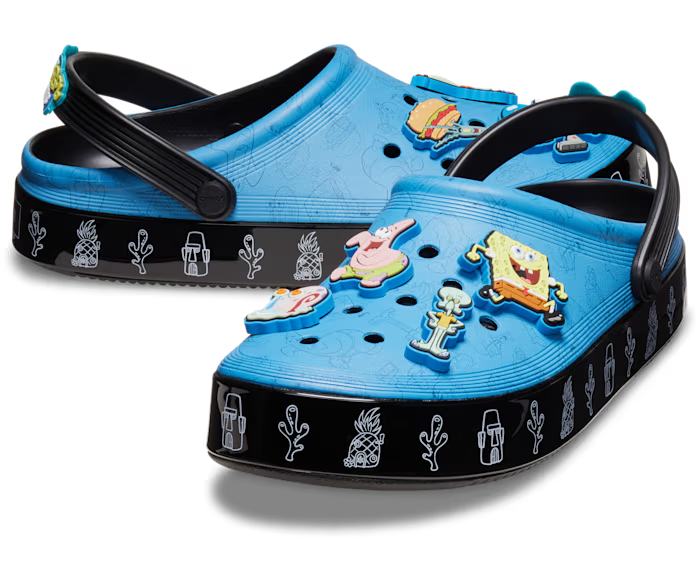 是誰住在深海的大鳳梨裡？《海綿寶寶》x Crocs 全新聯名系列鞋款正式發佈