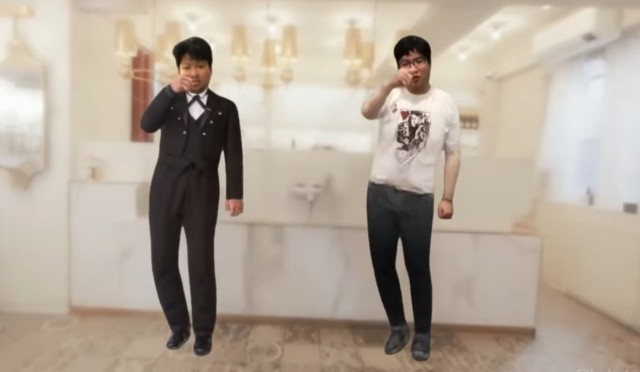 影 / 再度滑起來？有才網友 AI 合成張家兄弟版本《晚安大小姐》 網： 不能只有我看到....