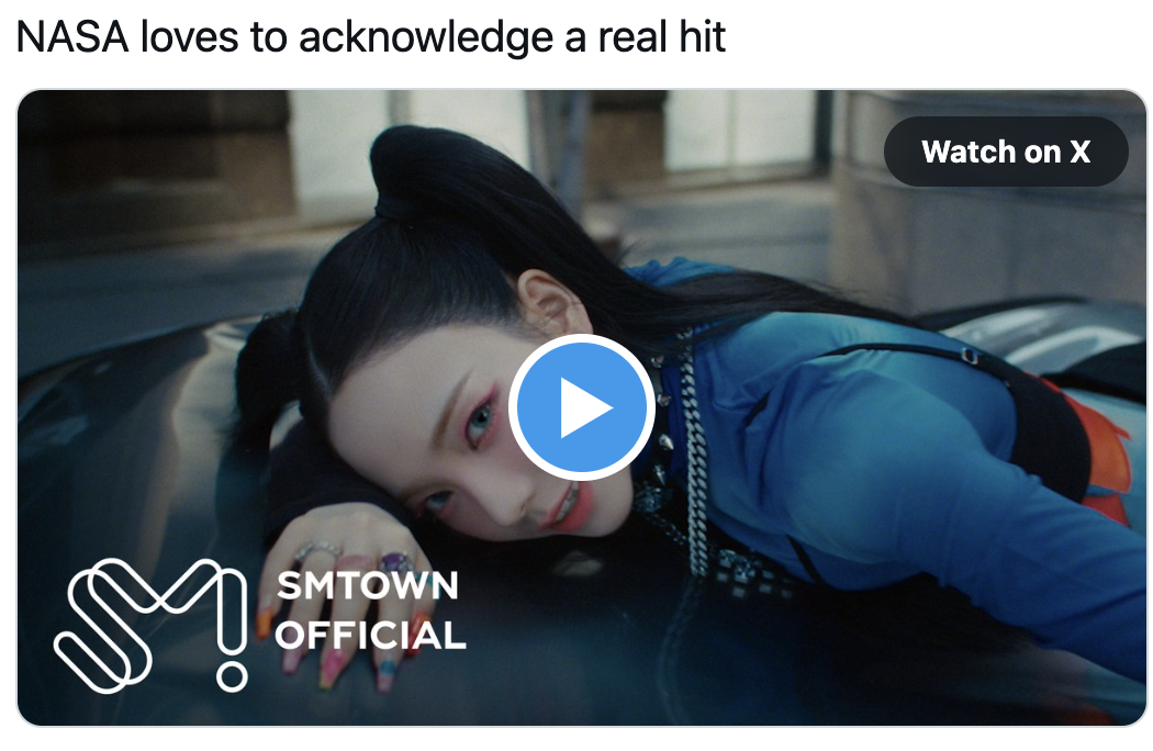 被太空認證的宇宙女團！aespa 新歌超洗腦太空風，就連 NASA 都被圈粉！