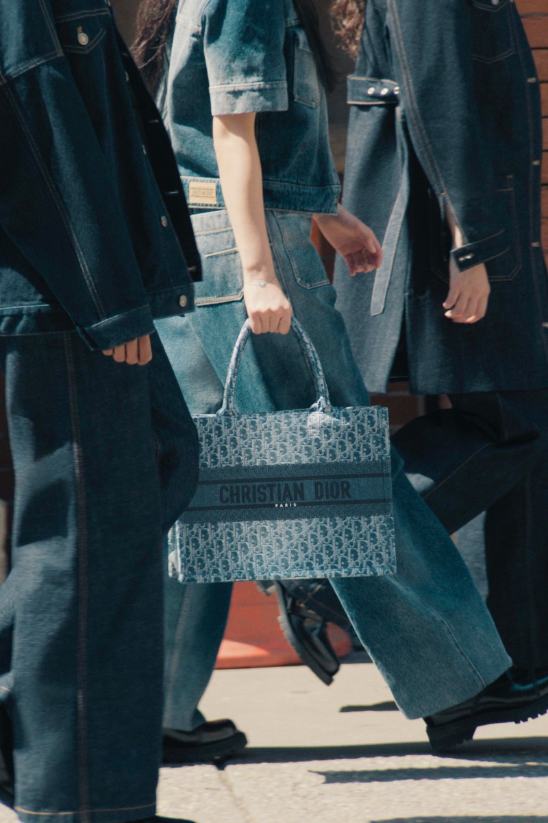 又要被賣爆了嗎？「小貓咪」 Haerin 親身演繹 Denim Dior Oblique 系列！氣質、可愛你選哪一套？