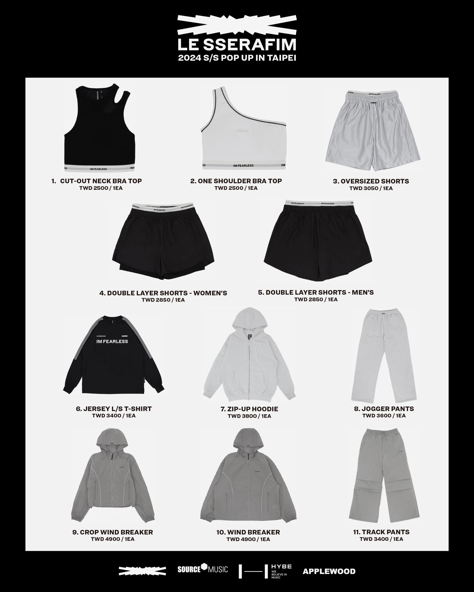 LE SSERAFIM 快閃店即將登台！周邊售價全曝光，鯊魚夾竟要破千元！網傻眼：盤爛⋯