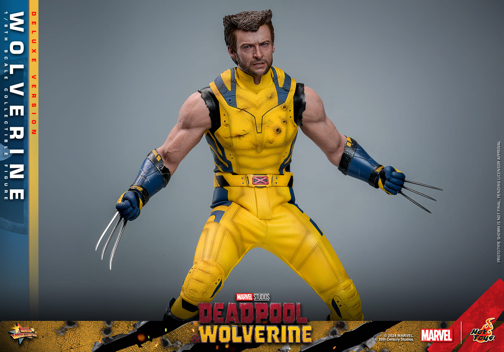 這隻必收！Hot Toys 重磅發售《死侍與金鋼狼》可動人偶！休叔表情被完美刻劃