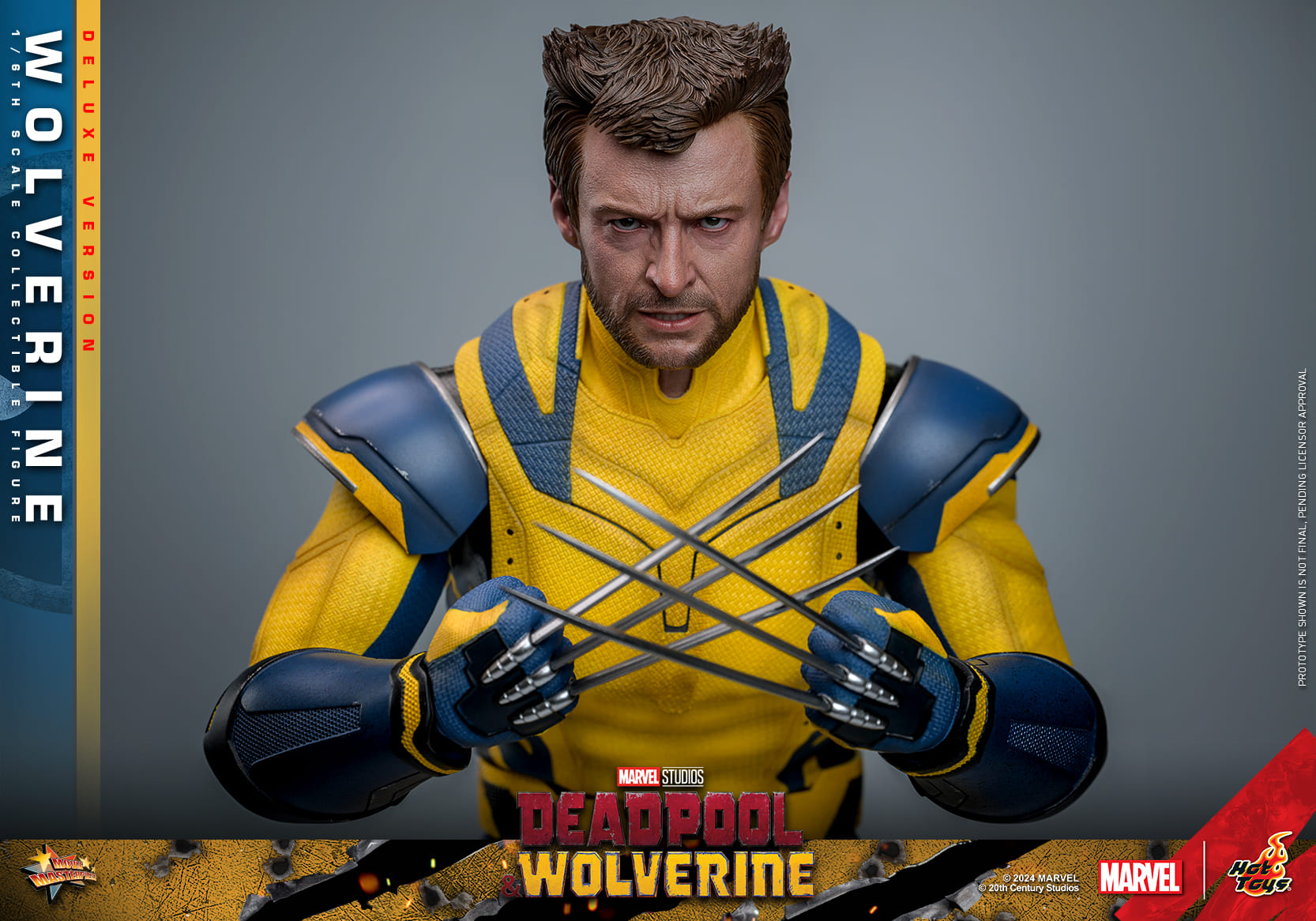 這隻必收！Hot Toys 重磅發售《死侍與金鋼狼》可動人偶！休叔表情被完美刻劃