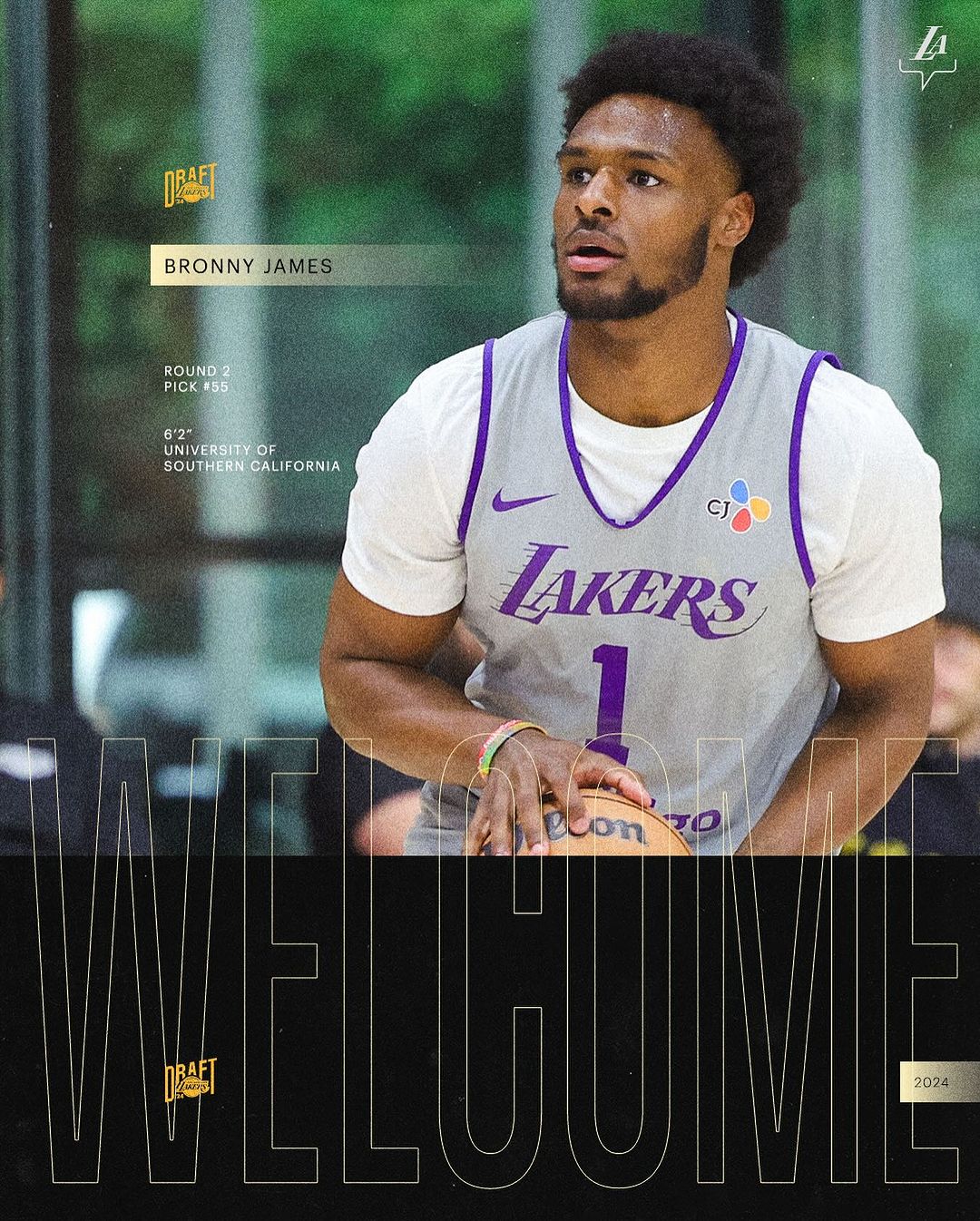 一再重申不是因為詹皇！湖人高層記者會解釋選 Bronny 原因，強調是因為看中「這項」因素！