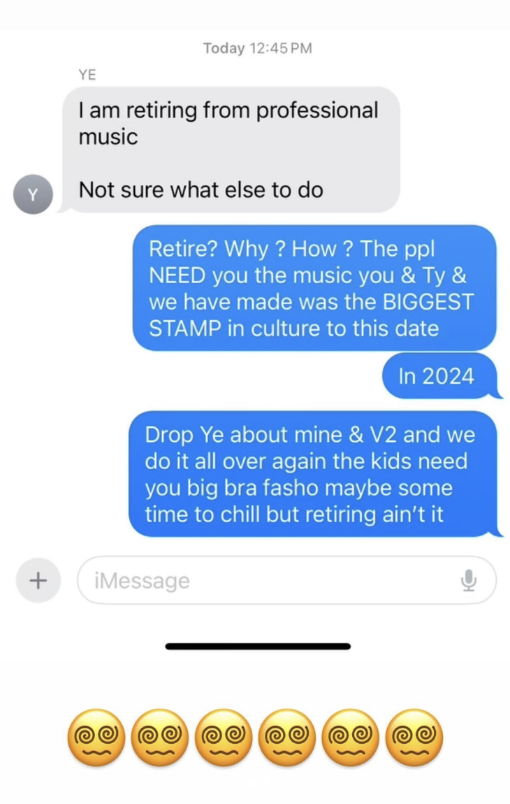 太震撼！Ye 驚傳想從「音樂圈」退休！網驚：那試聽會怎辦？