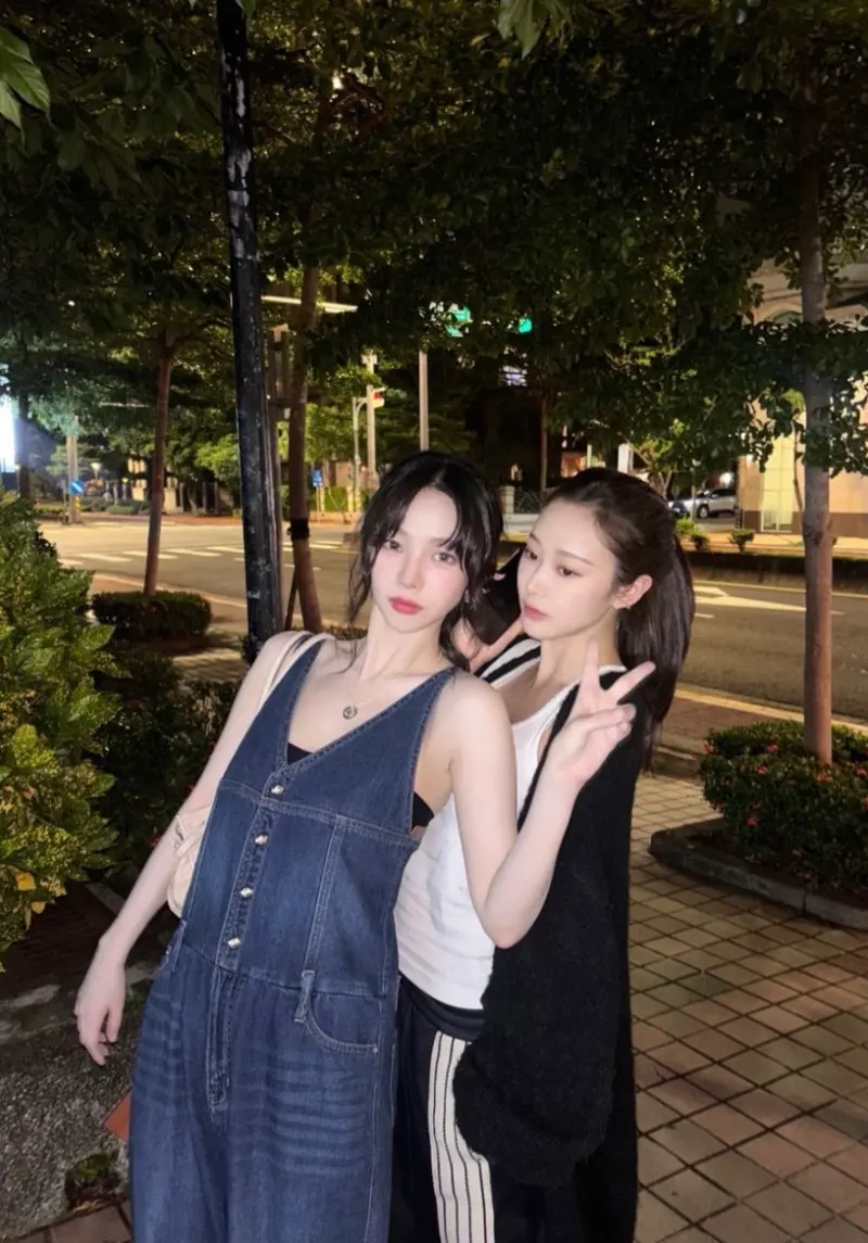 aespa Karina 深夜現身大直！與 Giselle 打卡「摩天輪」粉絲暴動：好想巧遇卡寶！