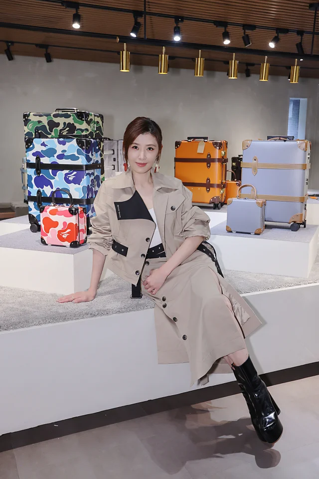 Globe-Trotter 英國百年手工行李箱優雅登台！大象踩不爛讓「凍齡女神」蘇慧倫超驚訝