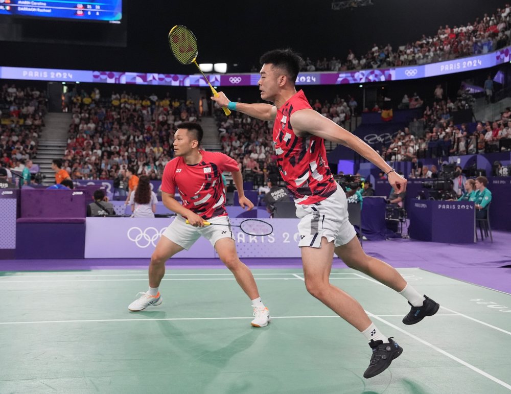 巴黎奧運｜「麟洋配」勢如破竹！李洋/王齊麟晉級羽球男雙四強