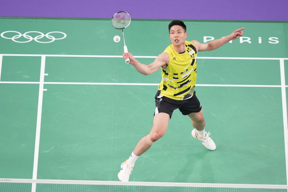 巴黎奧運｜個人失誤太多！周天成不敵22歲印度好手，止步羽球男單八強！