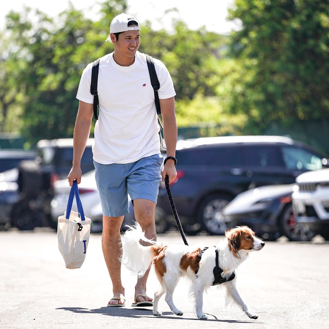 與愛犬開球萌翻網友！大谷翔平首打席開轟，「42 轟 42 盜」締造超狂紀錄！