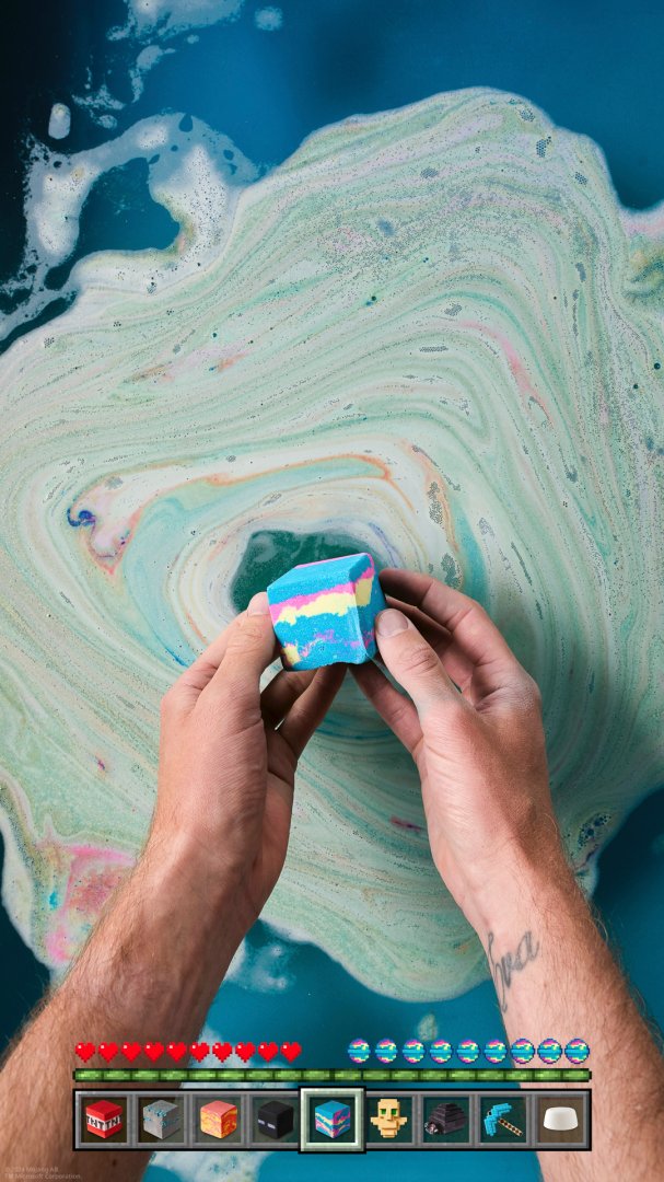 麥塊 15 週年！Minecraft x LUSH 聯名系列已登場，苦力怕、終界使者、骷髏等你招喚一起洗香香