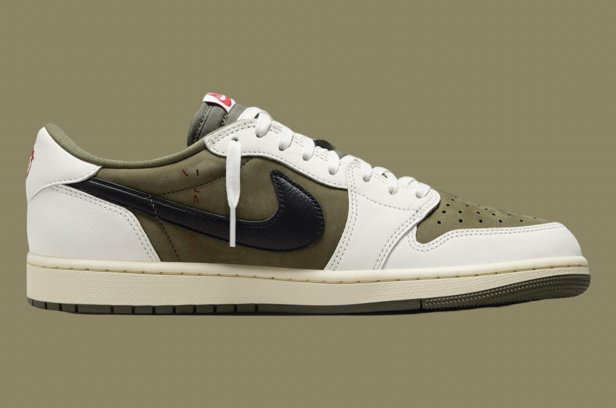台灣販售預告｜超百搭的反轉橄欖綠來了！Travis Scott x Air Jordan 1 Low “Reverse Olive” 即將登場