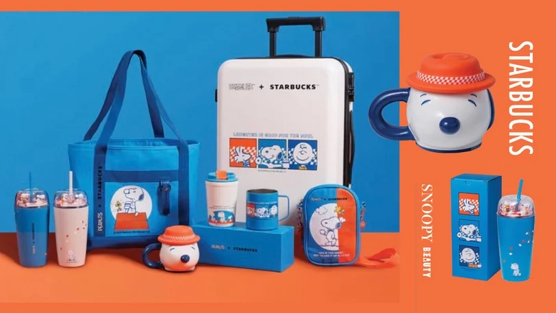 史努比粉絲快集合！星巴克聯手史努比推出限量系列，俏皮大頭杯到時尚行李箱，樣樣都必收！