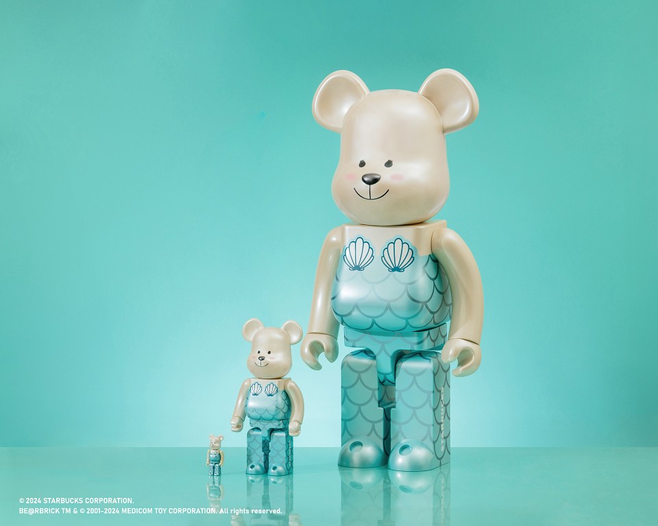 星巴克 BE@RBRICK 又聯名啦！庫柏力克熊化身 Bearista 美人魚，開賣時間、搶購方式搶先看