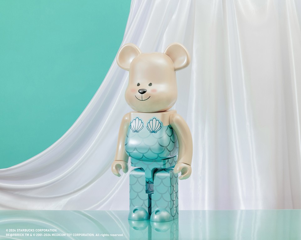 星巴克 BE@RBRICK 又聯名啦！庫柏力克熊化身 Bearista 美人魚，開賣時間、搶購方式搶先看