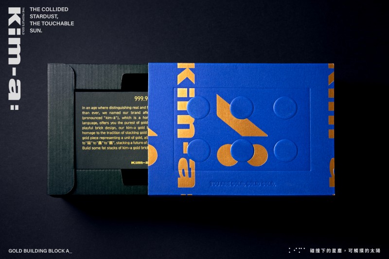 喜金 A！最潮黃金品牌 kim-a: 強勢登場！商品皆以 999.9 純金原鑄造製！