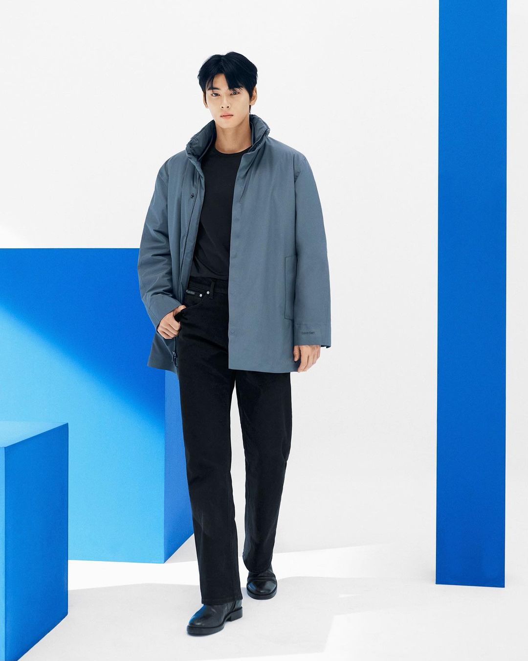 CK 男神加一！「臉蛋天才」車銀優為 Calvin Klein 拍攝秋季廣告大片！