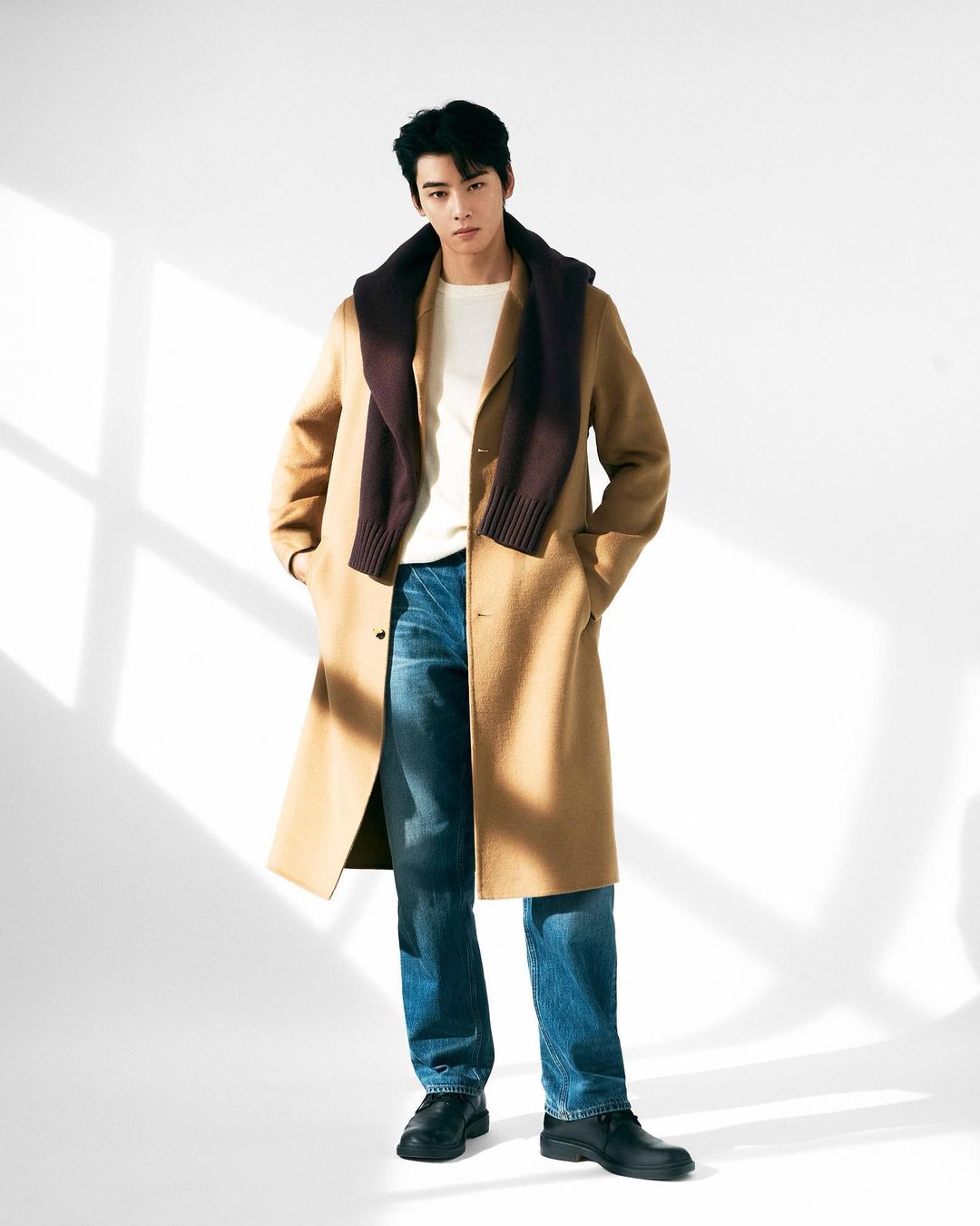 CK 男神加一！「臉蛋天才」車銀優為 Calvin Klein 拍攝秋季廣告大片！