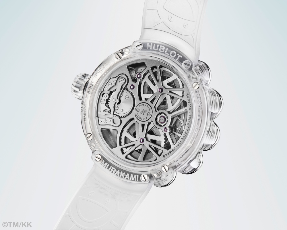 全球限量 20 只，定價破千萬！ HUBLOT x 村上隆全新 MP-15 陀飛輪藍寶石彩虹腕錶登場，製錶工藝與潮流極致結合！