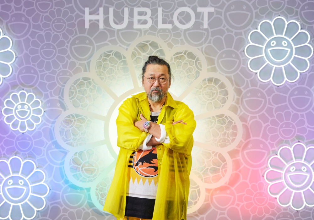 HUBLOT x 村上隆全新 MP-15 陀飛輪藍寶石彩虹腕錶登場