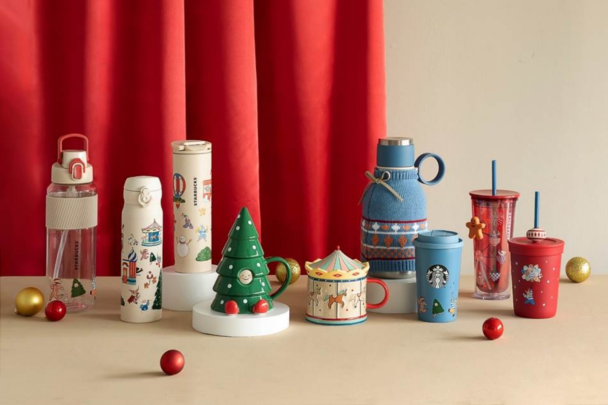 半價喝星巴克「太妃核果那堤」！2025聖誕嘉年華新品：蝴蝶餅可可燕麥那堤、STANLEY 聯名系列