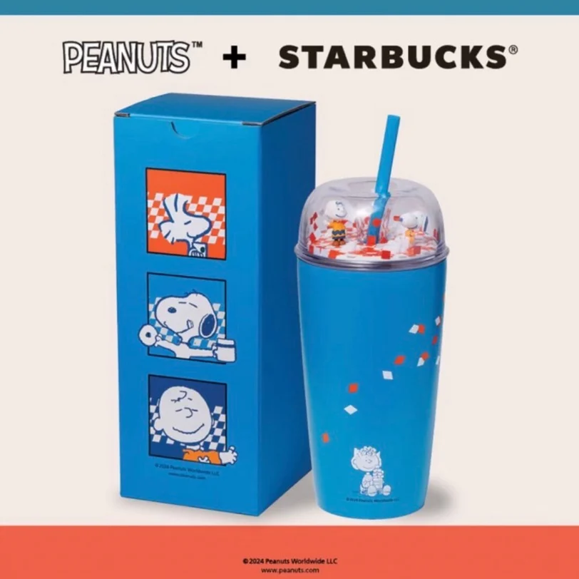 史努比粉絲快集合！星巴克聯手史努比推出限量系列，俏皮大頭杯到時尚行李箱，樣樣都必收！