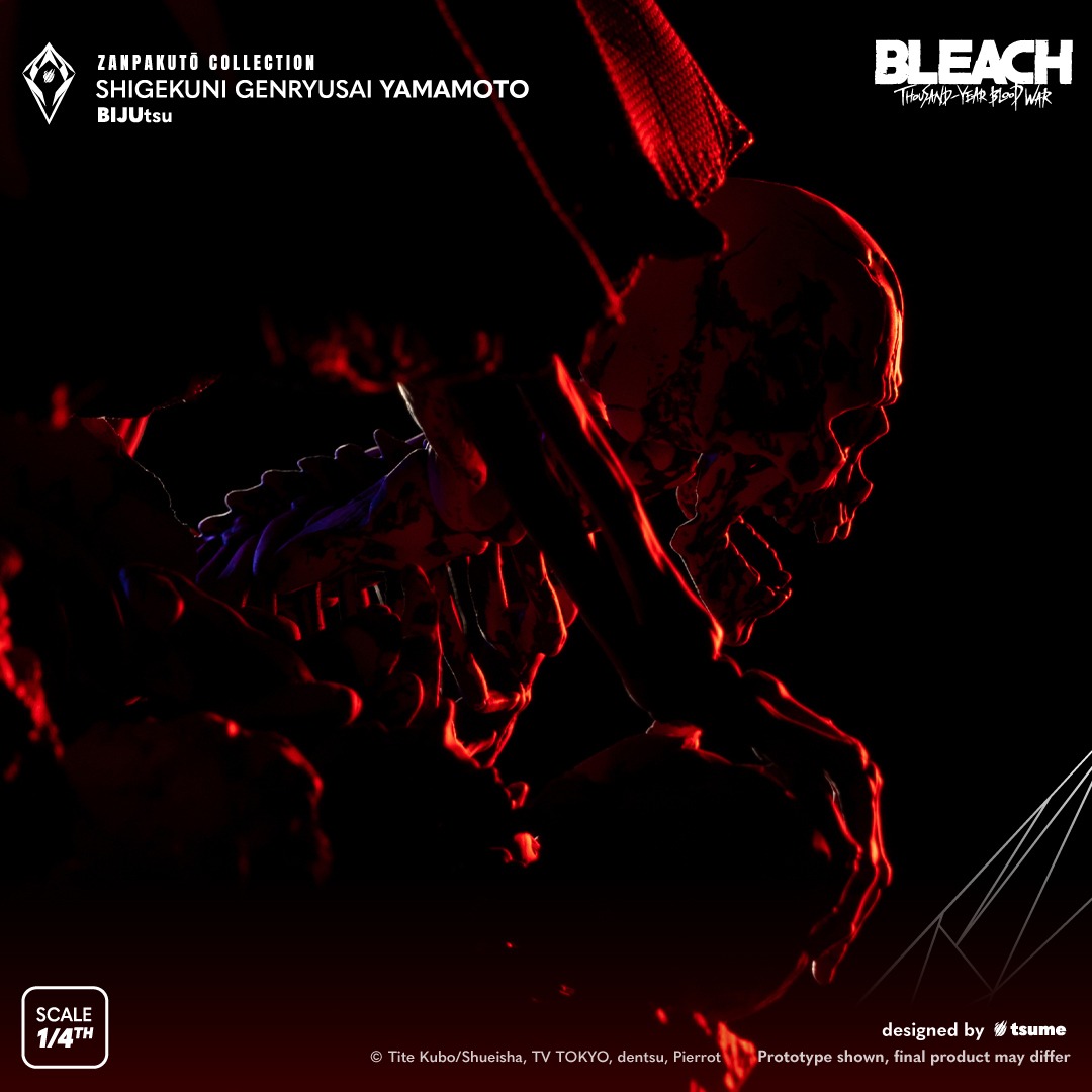 卍解，残火太刀！《BLEACH 死神》山本元柳齋重國雕像發布「最強死神」霸氣神還原！