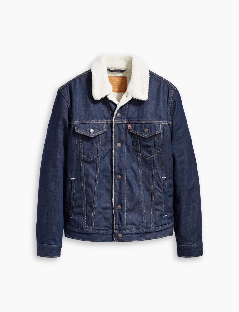 保暖必選Levi’s®  Sherpa丹寧羊羔毛夾克