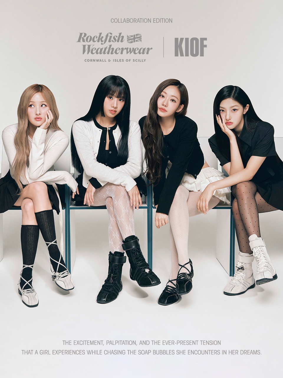 Rockfish聯名韓國女團KISS OF LIFE，復古保齡球綁帶鞋好氣質！還可免費搭配吊飾配件DIY！