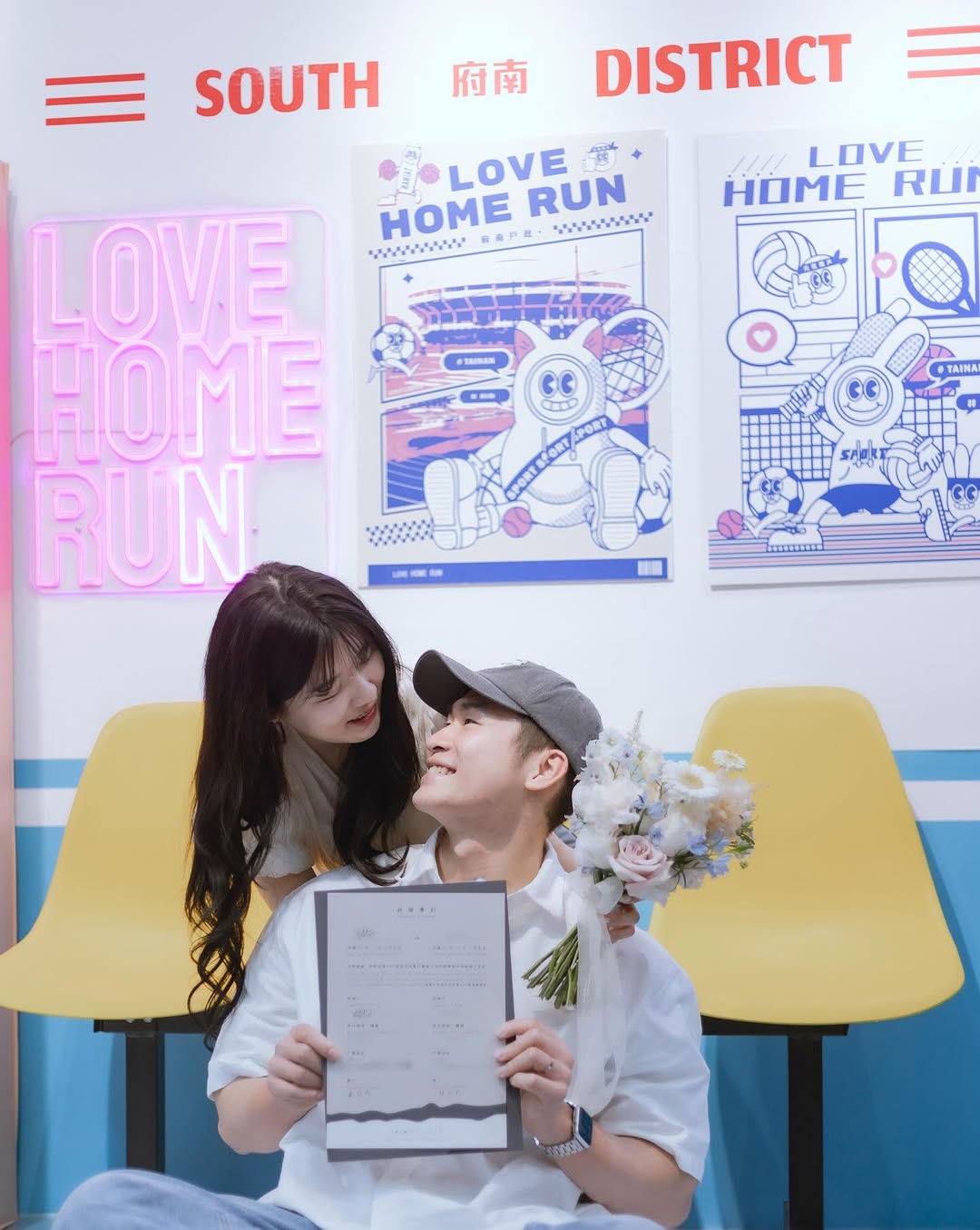 恭喜！「啦啦隊女神」一粒親姐宣布結婚　閃嫁樂天捕手甜蜜高喊：I say yes～