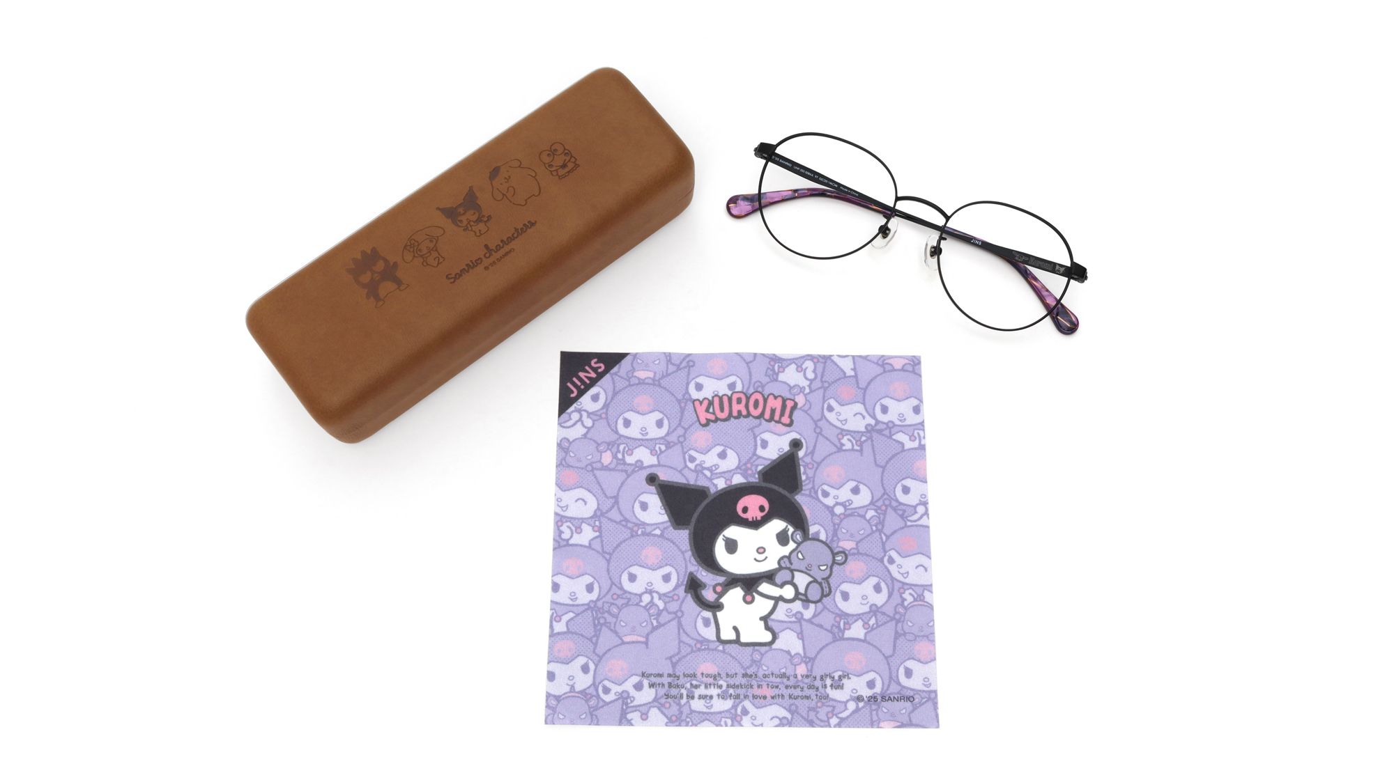 JINS又要搶破頭了！「三麗鷗聯名眼鏡系列」巨萌登場！美樂蒂、酷洛米、布丁狗、酷企鵝、大眼蛙跳上鏡框，伴你一同展望2025！