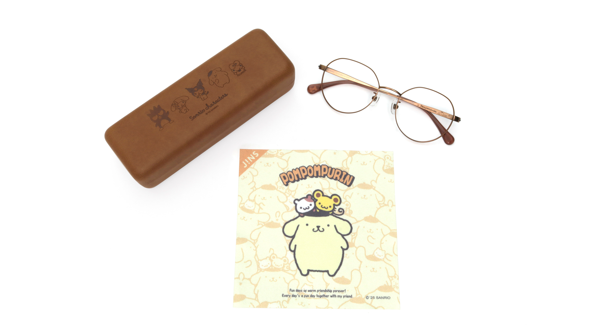 JINS又要搶破頭了！「三麗鷗聯名眼鏡系列」巨萌登場！美樂蒂、酷洛米、布丁狗、酷企鵝、大眼蛙跳上鏡框，伴你一同展望2025！