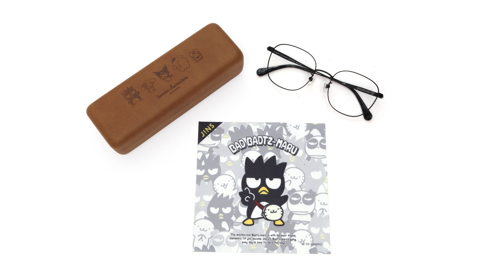 JINS又要搶破頭了！「三麗鷗聯名眼鏡系列」巨萌登場！美樂蒂、酷洛米、布丁狗、酷企鵝、大眼蛙跳上鏡框，伴你一同展望2025！