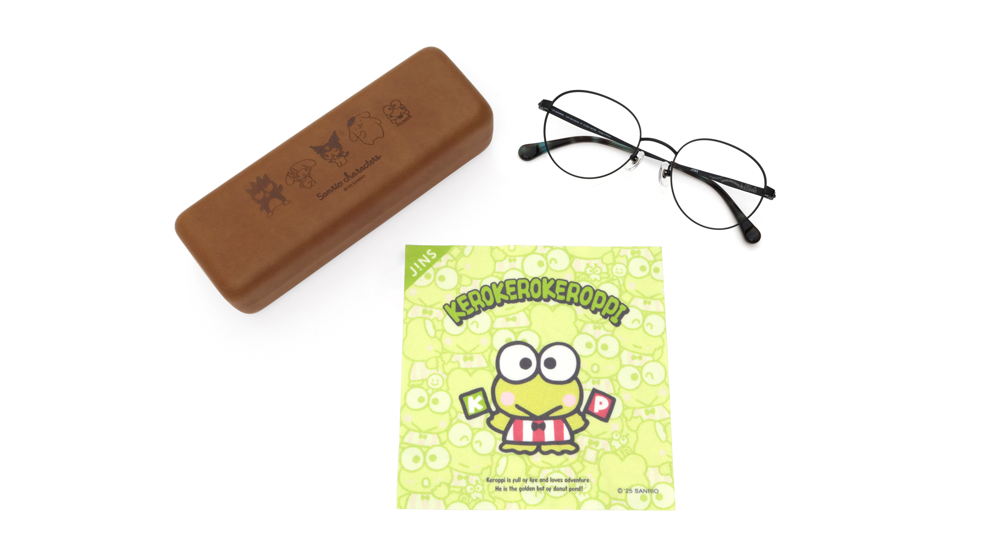 JINS又要搶破頭了！「三麗鷗聯名眼鏡系列」巨萌登場！美樂蒂、酷洛米、布丁狗、酷企鵝、大眼蛙跳上鏡框，伴你一同展望2025！