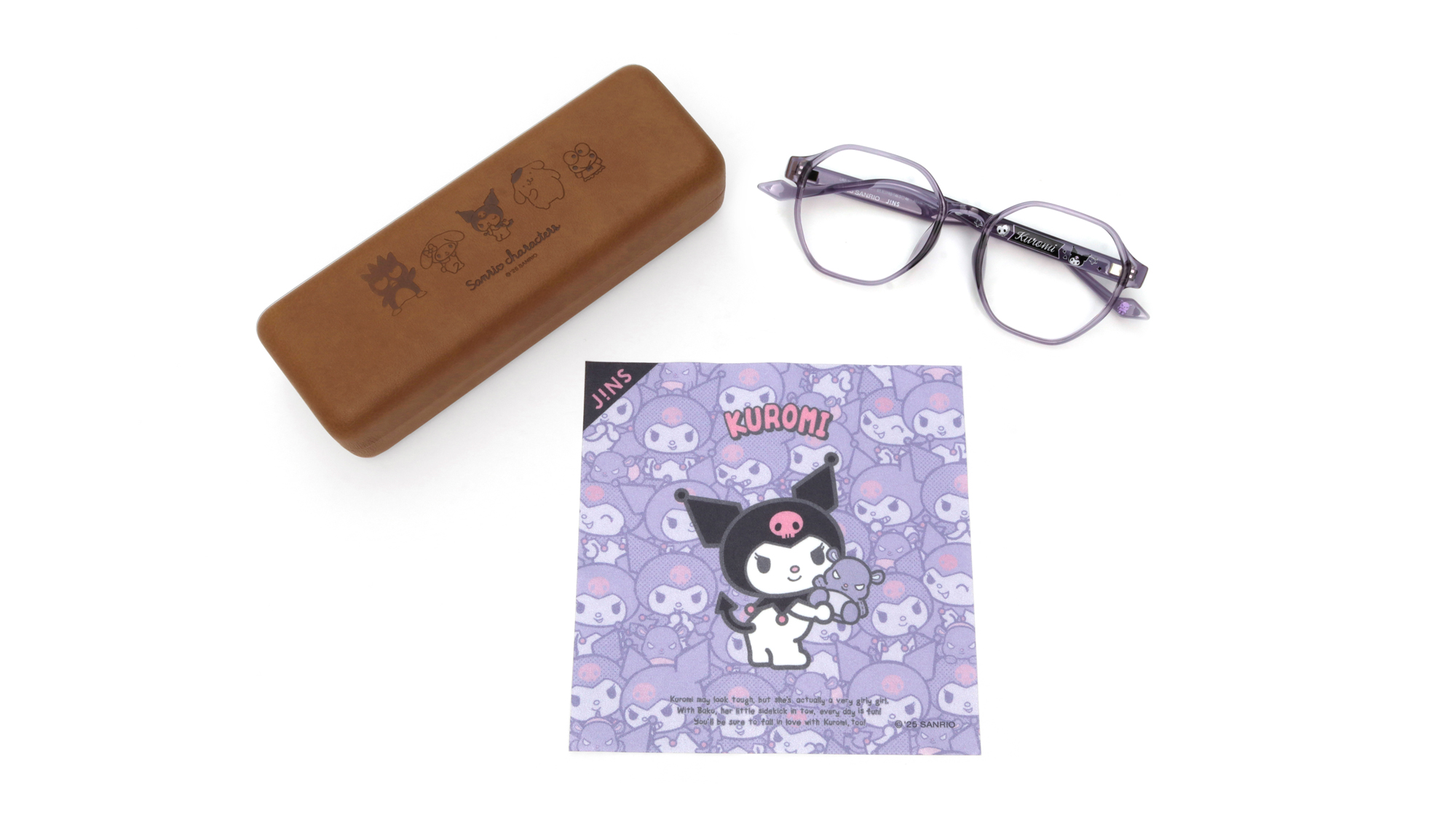 JINS又要搶破頭了！「三麗鷗聯名眼鏡系列」巨萌登場！美樂蒂、酷洛米、布丁狗、酷企鵝、大眼蛙跳上鏡框，伴你一同展望2025！