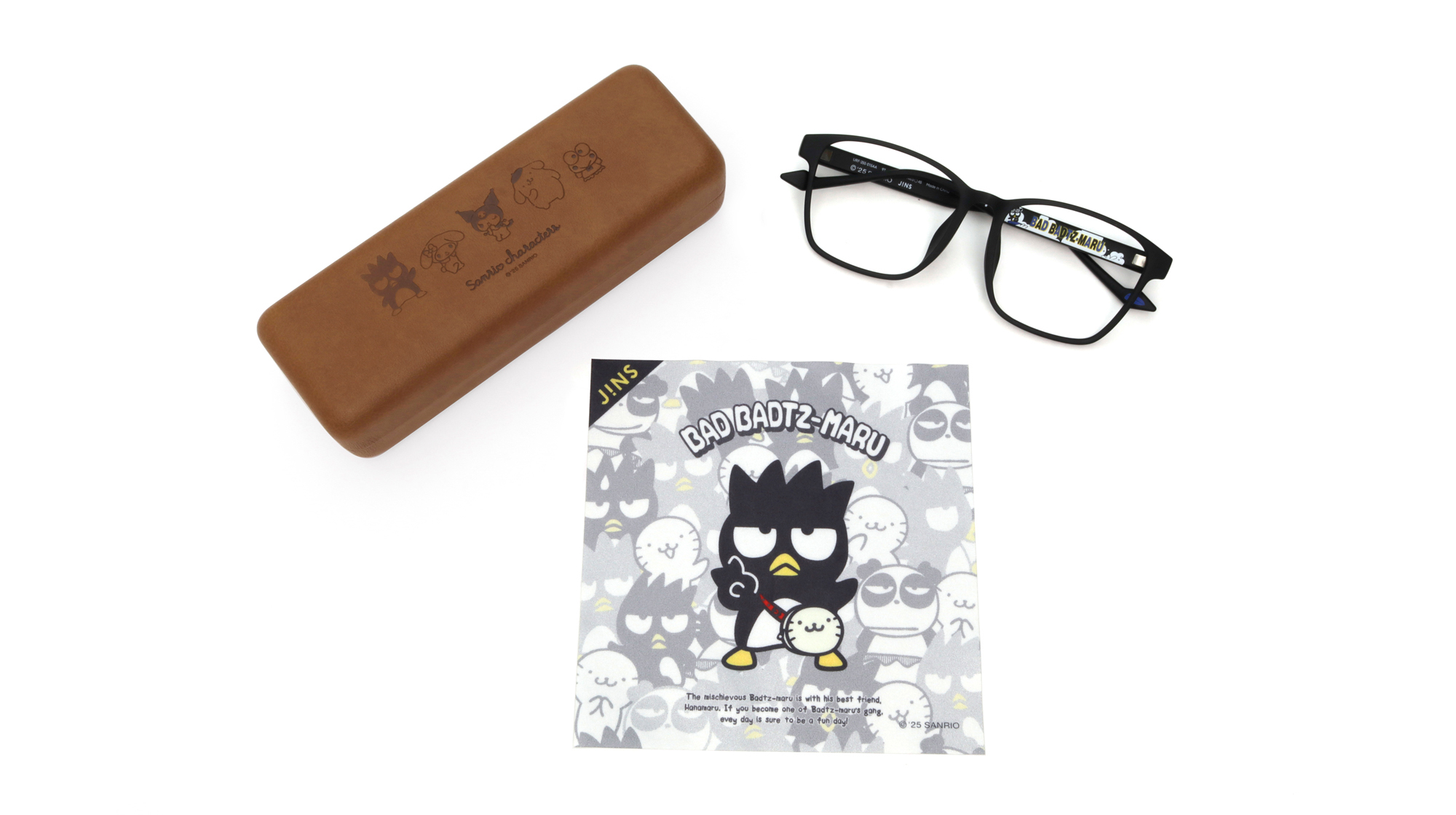 JINS又要搶破頭了！「三麗鷗聯名眼鏡系列」巨萌登場！美樂蒂、酷洛米、布丁狗、酷企鵝、大眼蛙跳上鏡框，伴你一同展望2025！