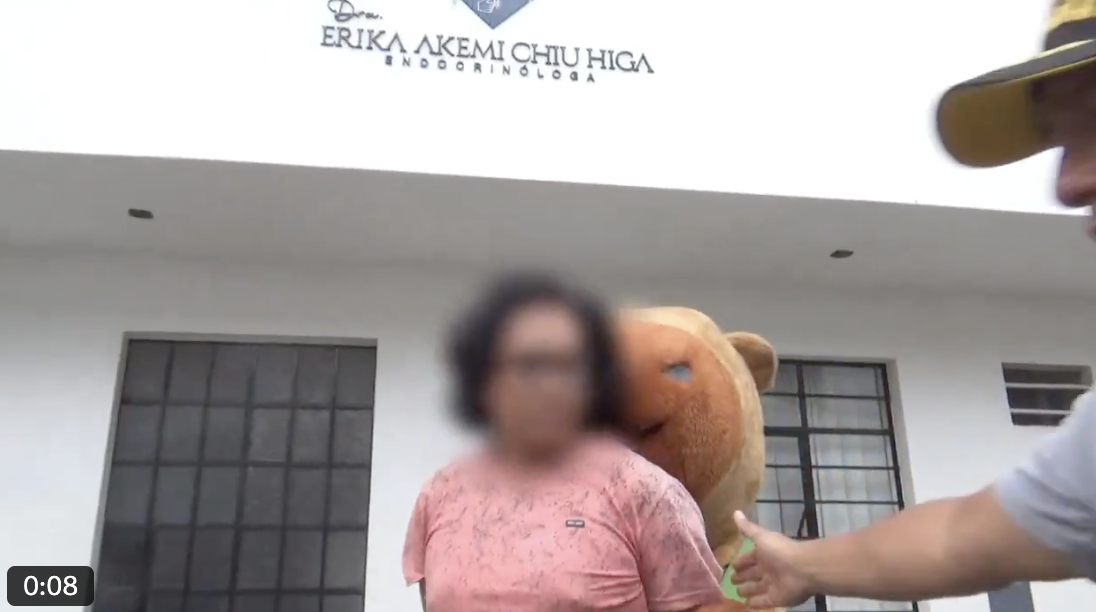 秘魯警察扮水豚抓毒販！超勇猛抓捕畫面曝光！網笑：這水豚的攻擊性太強！