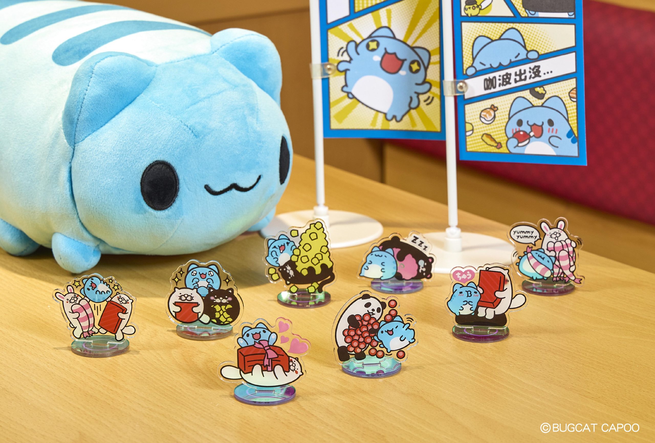 咖波粉要衝！壽司郎攜手人氣 IP 貓貓蟲咖波，聯名餐點、限定快閃主題店不可錯過！