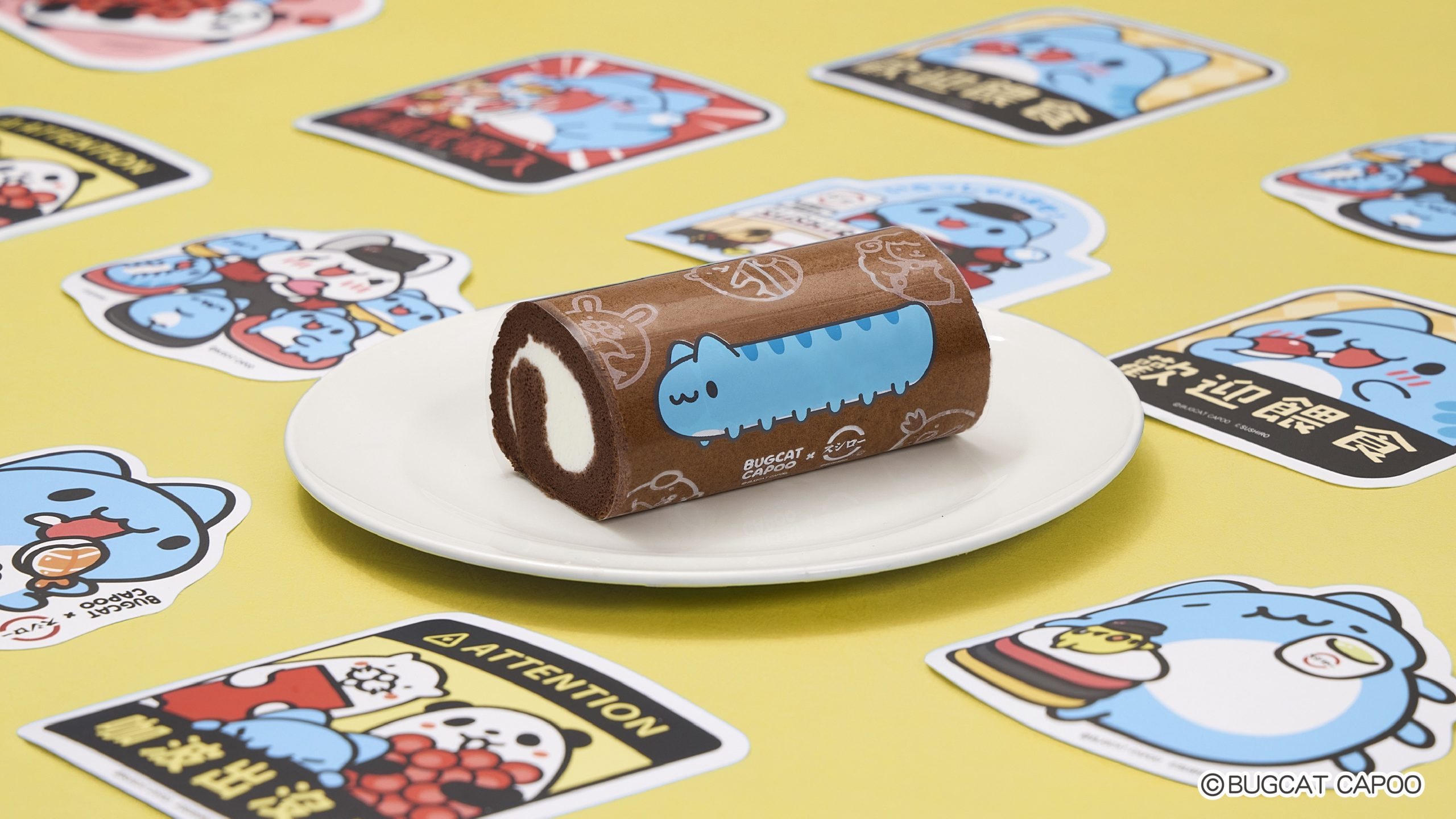 咖波粉要衝！壽司郎攜手人氣 IP 貓貓蟲咖波，聯名餐點、限定快閃主題店不可錯過！