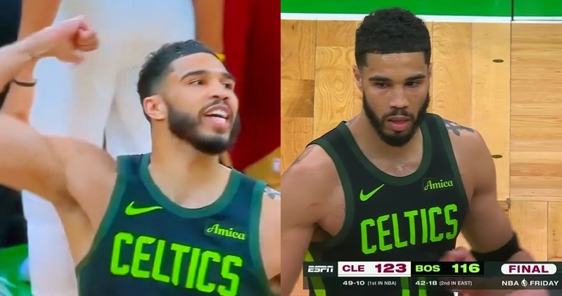 Jayson Tatum 在週五晚間對戰 克里夫蘭騎士 的比賽中打出驚人表現，攻下 46 分、16 籃板、9 助攻，並在上半場創下歷史紀錄，成為 近 25 年來 第一位在半場就拿下 30 分、9 籃板、7 助攻 的球員。