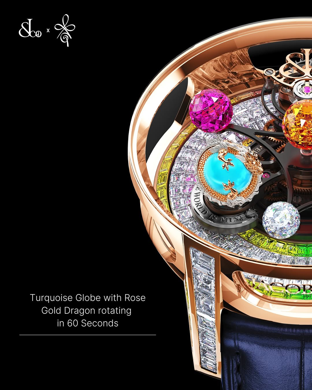 小雛菊注入！全球限量 9 枚 G-Dragon x Jacob & Co. 聯名錶款登場，要價台幣 3279 萬！