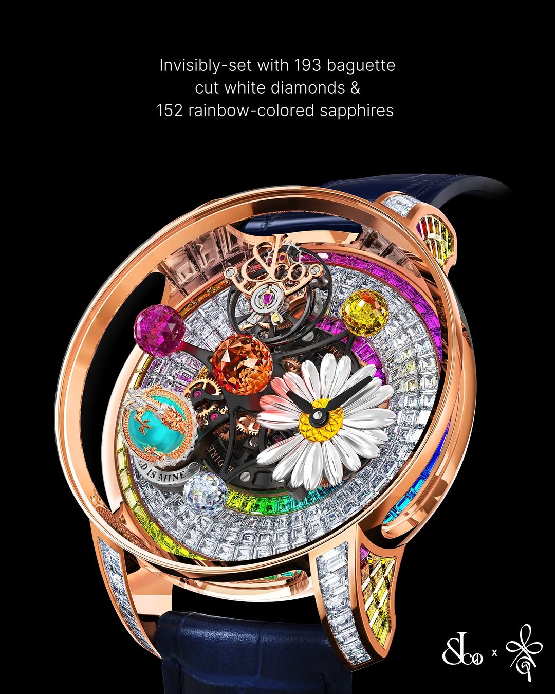 小雛菊注入！全球限量 9 枚 G-Dragon x Jacob & Co. 聯名錶款登場，要價台幣 3279 萬！