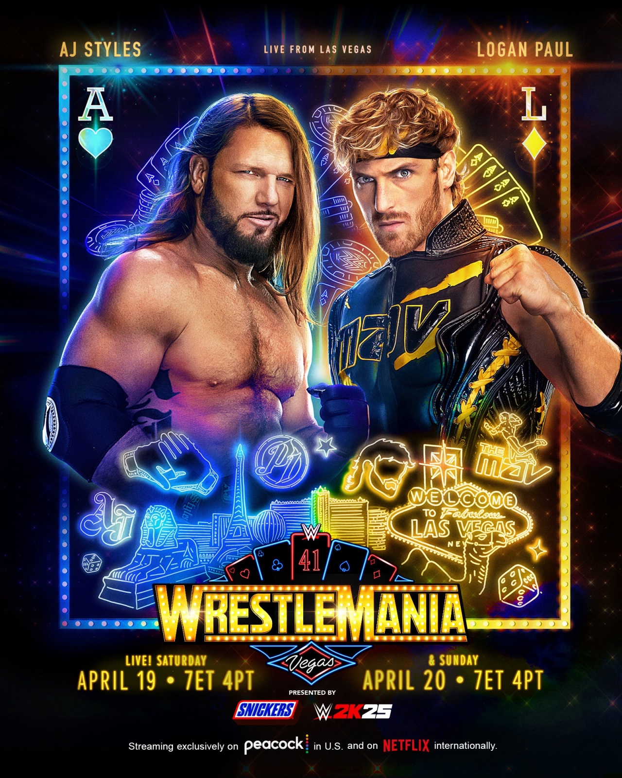 WWE WrestleMania 41 將在本周日、下週一正式開打，John Cena 生涯最後一場 WM，能否再次奪下冠軍？！