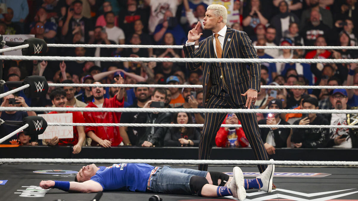 WrestleMania 41 前最後交鋒，Cody 與 Cena 互丟麥克風炸彈！