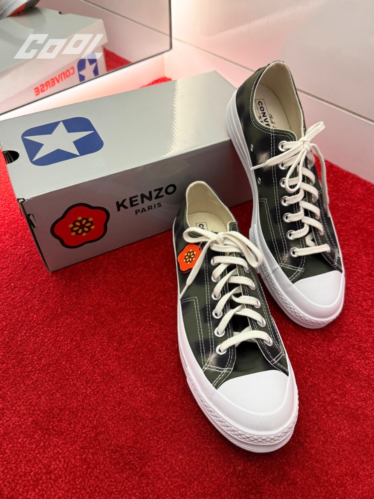 COOL 開箱｜實鞋近賞 KENZO X Converse 聯名系列！滿滿細節、萬元內就能入手的潮流精品！
