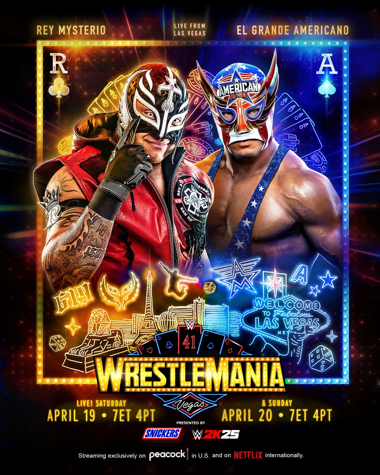 WWE WrestleMania 41 將在本周日、下週一正式開打，John Cena 生涯最後一場 WM，能否再次奪下冠軍？！