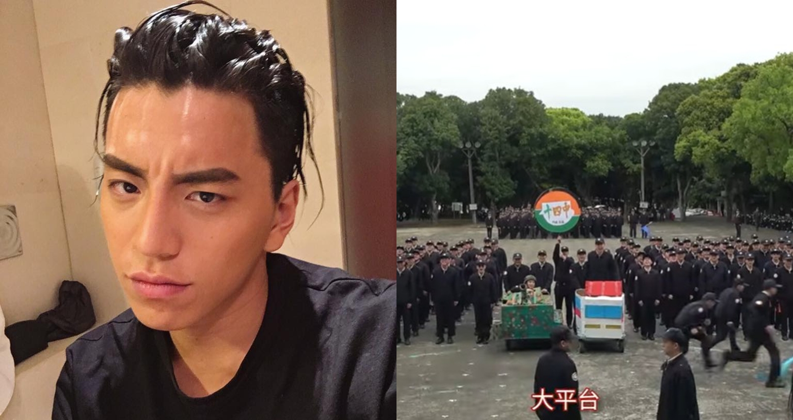 王大陸所屬的14中隊在「替代役之歌競賽」中拿下第一名。（圖：影片截圖）