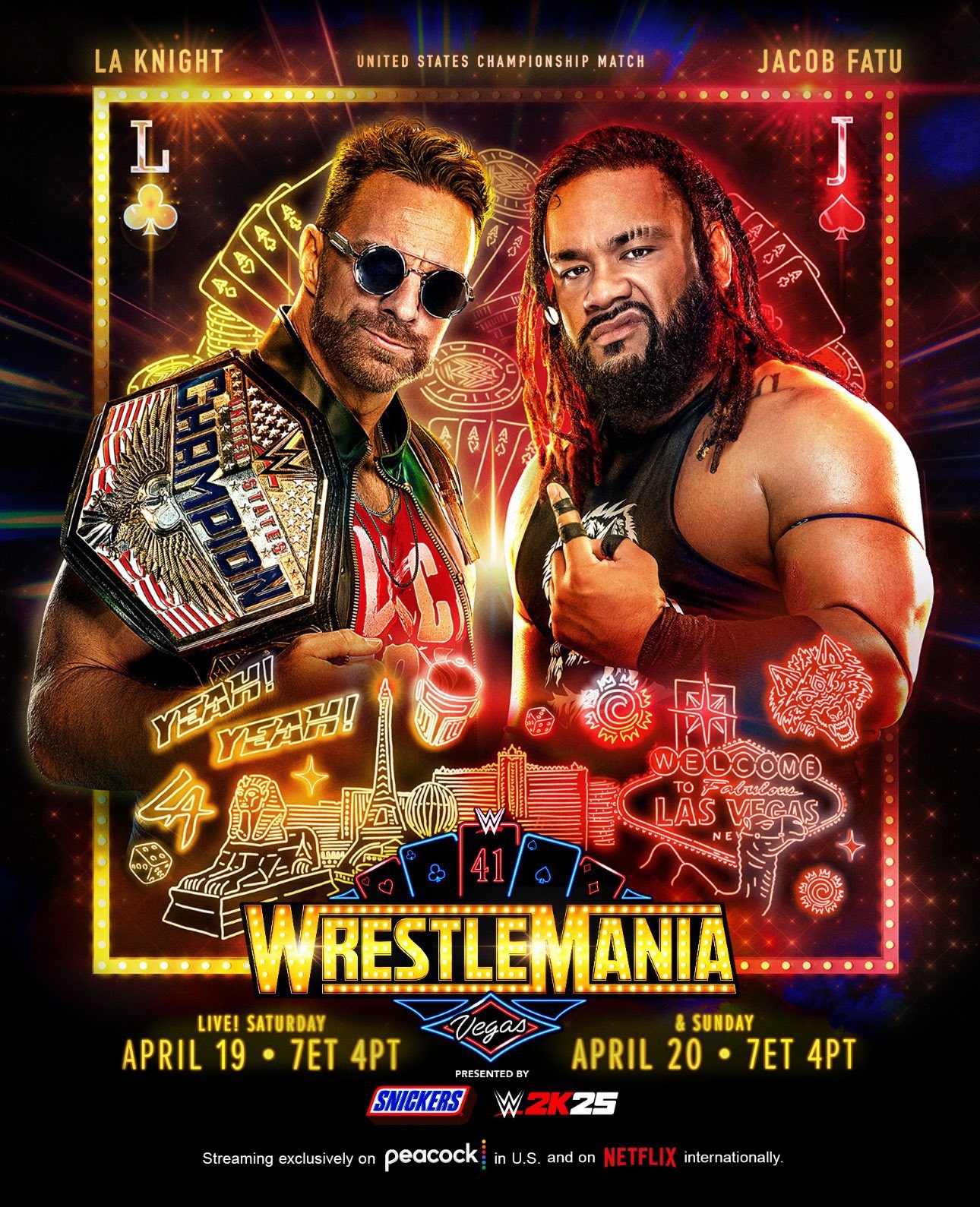 WWE WrestleMania 41 將在本周日、下週一正式開打，John Cena 生涯最後一場 WM，能否再次奪下冠軍？！